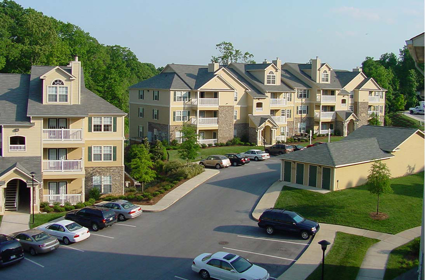 Apartment complex with a master key system
