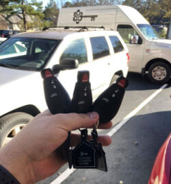 Three new Jeep fobs.
